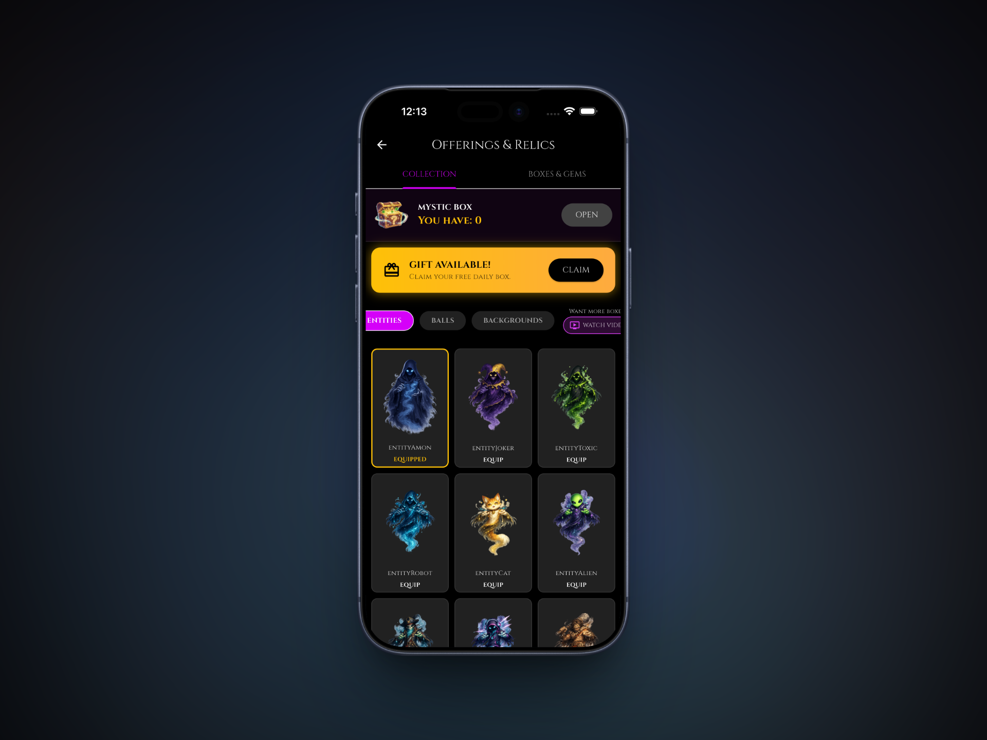 Amon App Gameplay